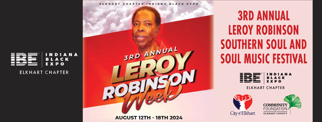 Event banner for Leroy Robinson Week!