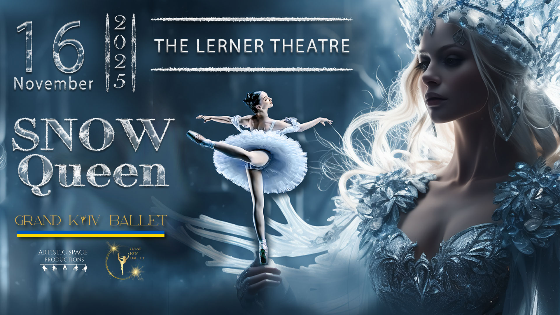 Event banner for "Snow Queen"
