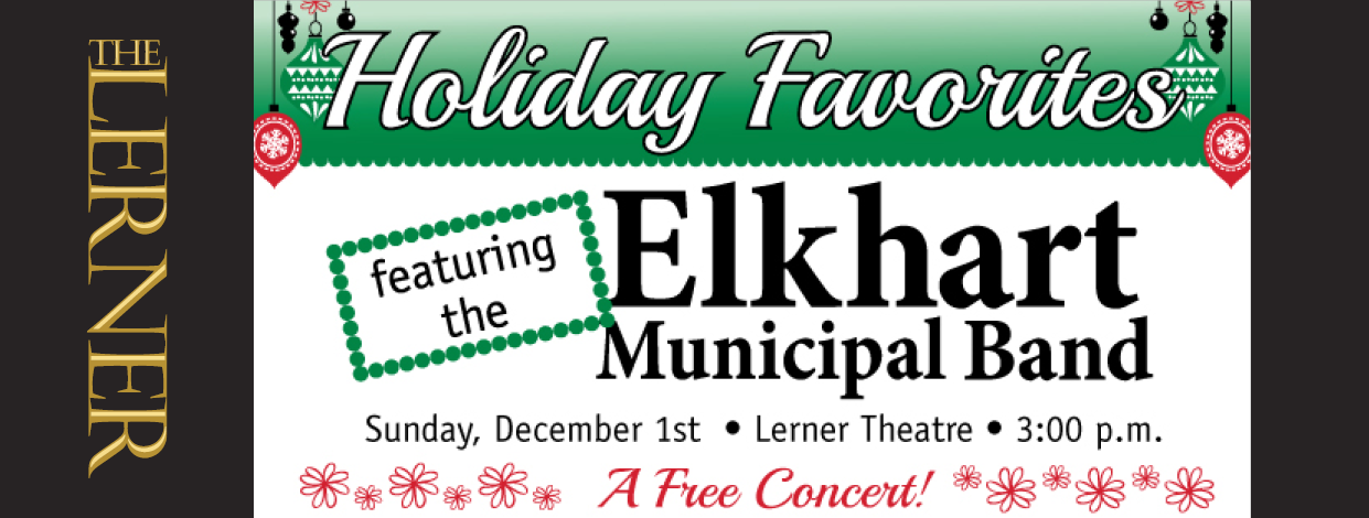 Event Banner for Elkhart Municipal Band - Holiday Spectacular!