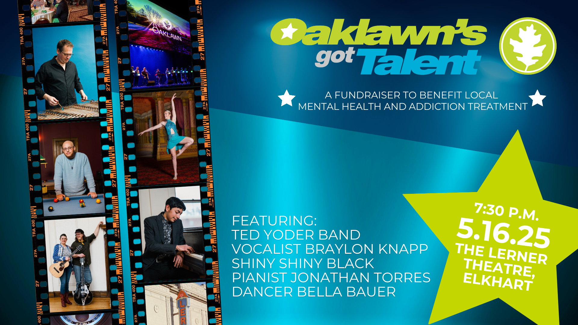Event banner for 4th Annual Oaklawn's Got Talent