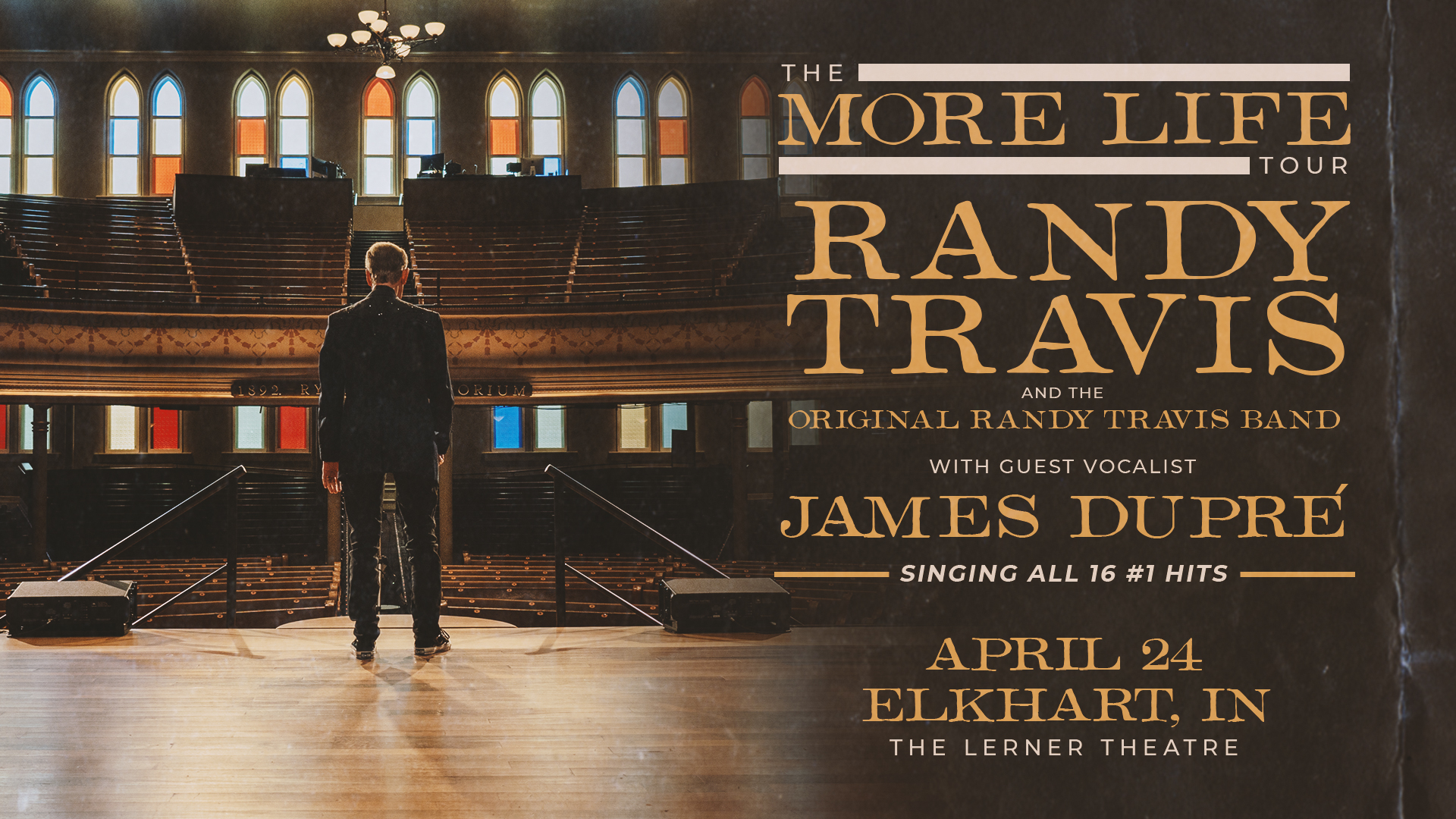 Event banner for Randy Travis - The More Life Tour