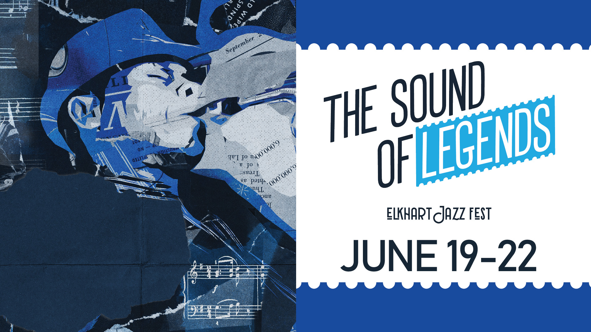 Event banner for 2025 Elkhart Jazz Festival