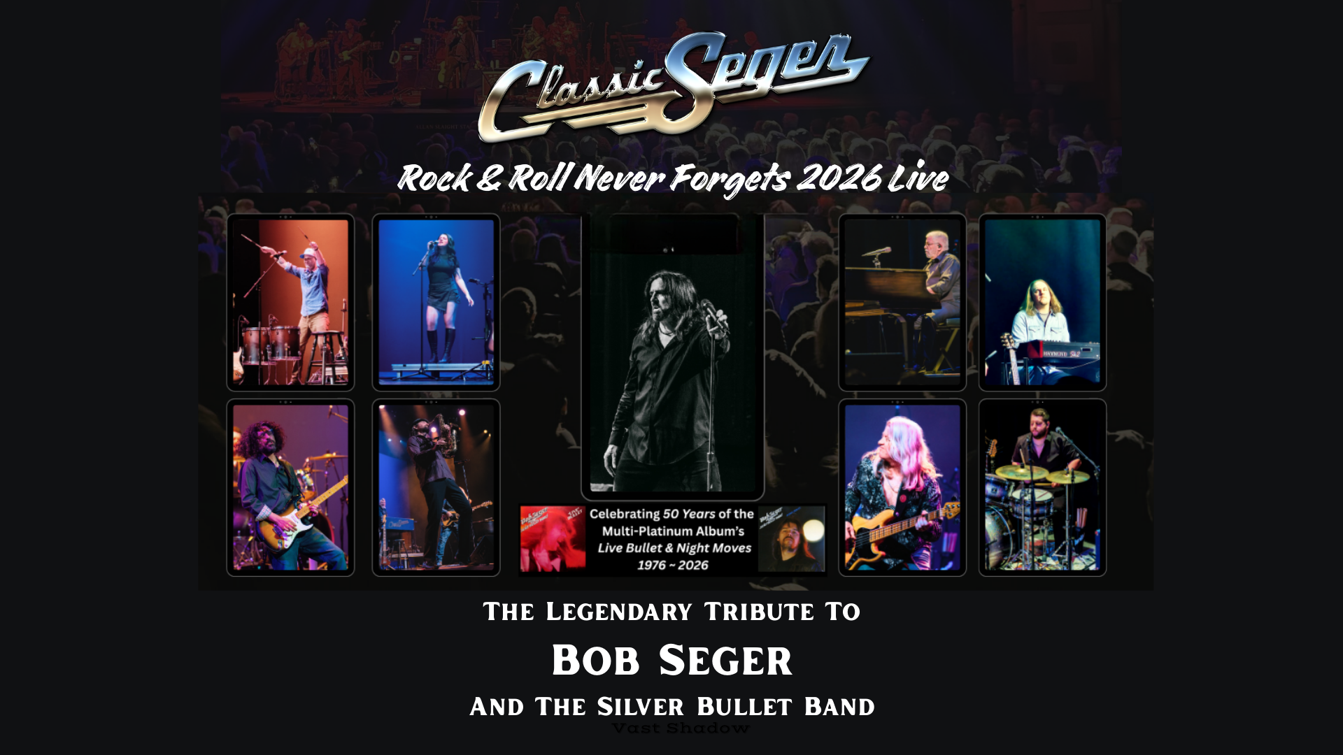 Event banner for Classic Seger: Rock & Roll Never Forgets 2026