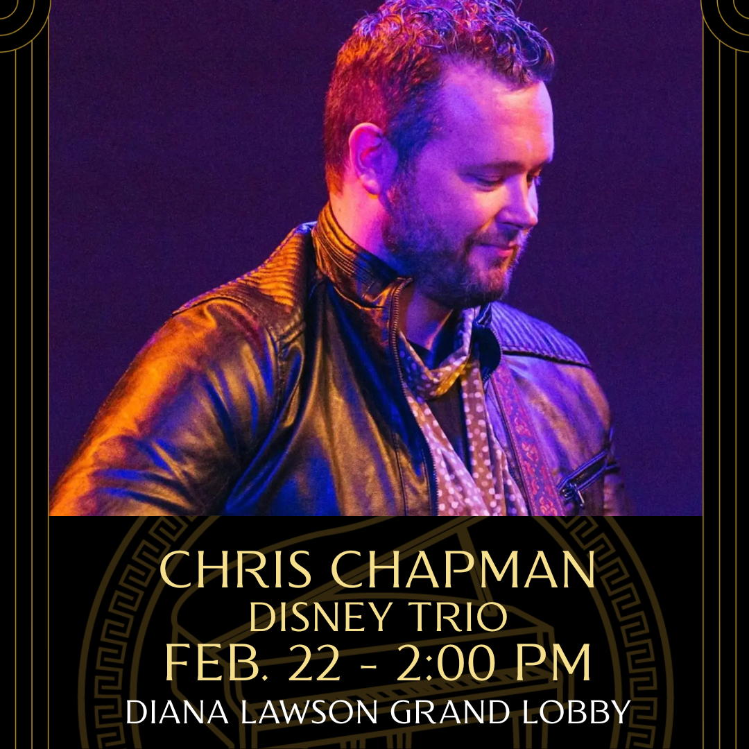 Cittadine Club featuring Chris Chapman - Disney Trio  on February 22, 2026 at 2:00 p.m.