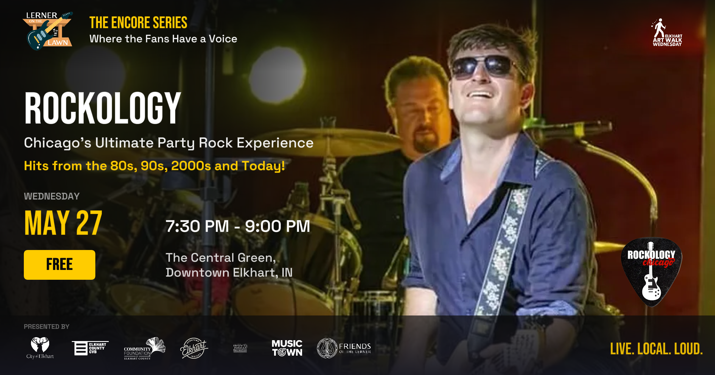 Event banner for Art Walk After Hours: Rockology Chicago