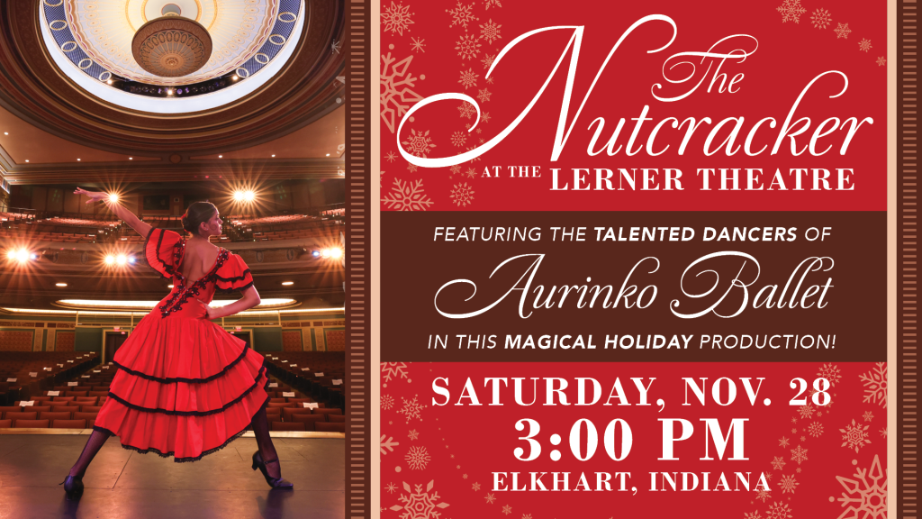 Event Banner for The Nutcracker at The Lerner Theatre